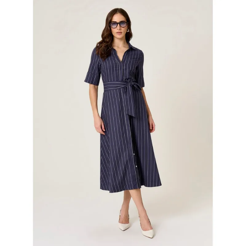 Chemise Listrado Eva Dudalina Feminina 44