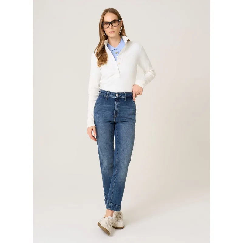 Calça Jeans Slim Fit Duda Dudalina Feminina 44