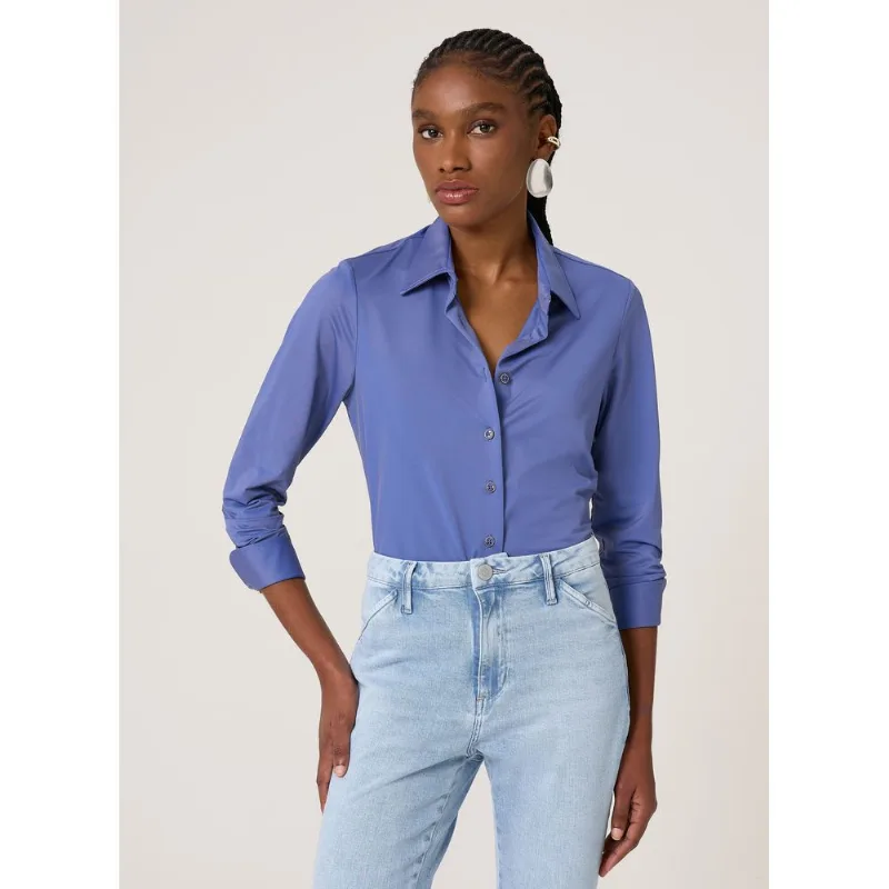 Camisa Regular Fit Performance Maquinetada Dudalina Feminina 46