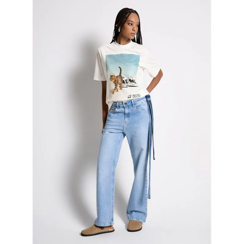 Calça Jeans New Wide Los Andes John John Feminina 40