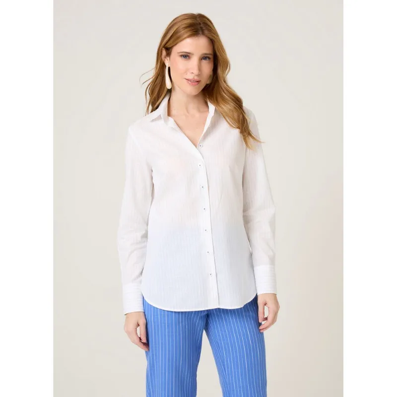 Camisa Special Fit Listrada Leila Dudalina Feminina 42