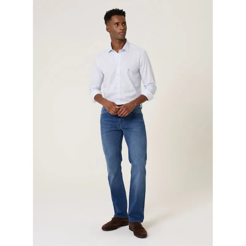 Calça Jeans Right Fit Dark Blue Dudalina Masculina 50