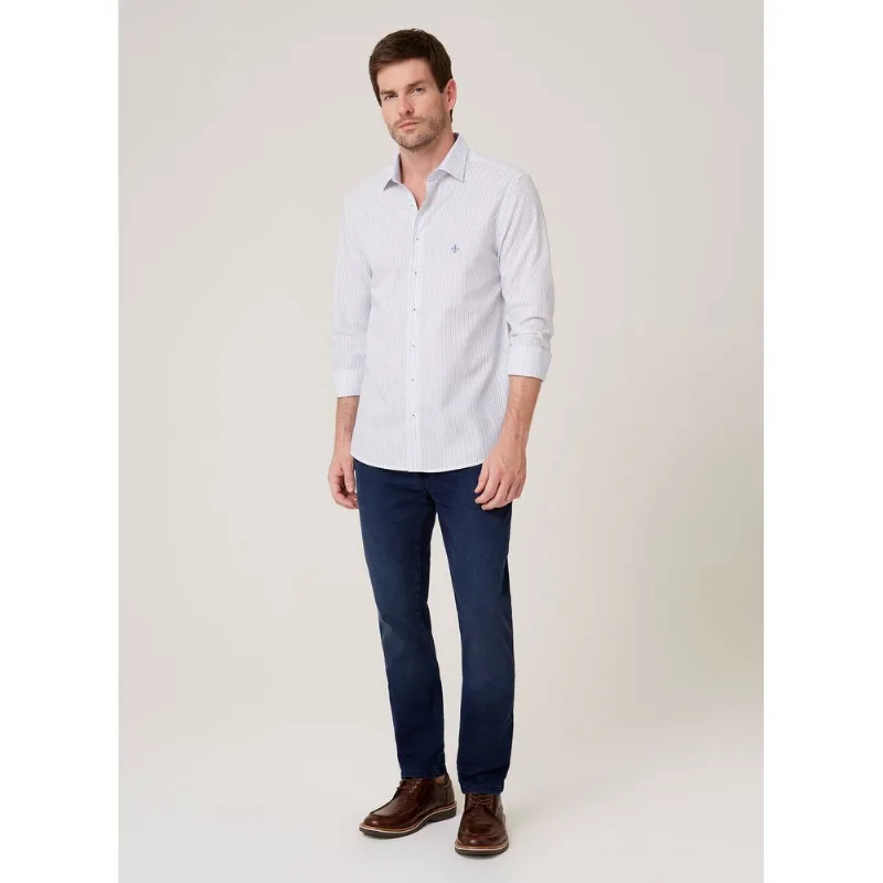 Calça Jeans Slim Fit Dark Dudalina Masculina 52