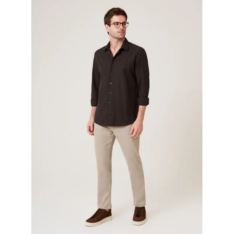 Calça Sarja Slim Fit Chino Mescla Dudalina Masculina 46