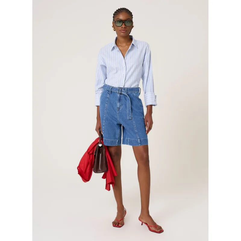 Bermuda Jeans Clássica Suze Dudalina Feminina 44