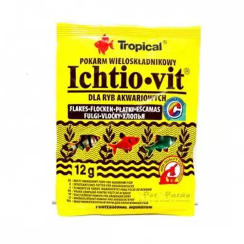Ração Ichtio-Vit Tropical 12G