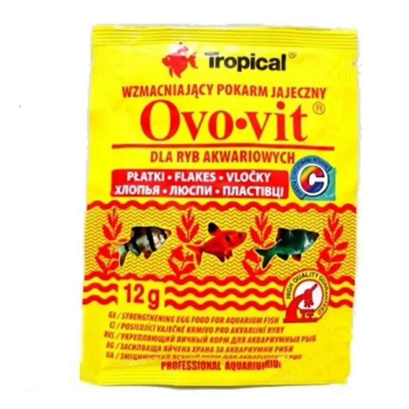 Ração Ovo-Vit Tropical 12G