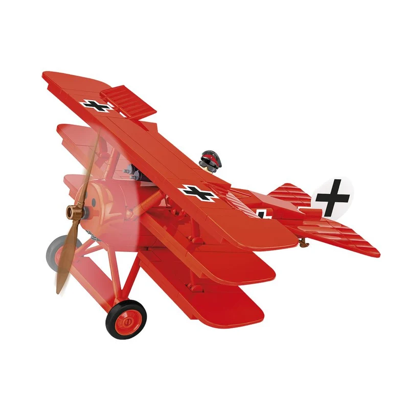 Avião Fokker Dr.1 Red Baron (Barão Vermelho) - Blocos de Montar 221 peças - COBI