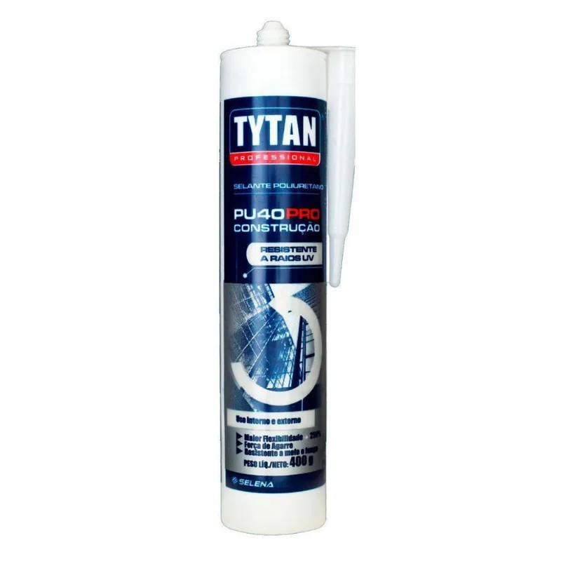 Adesivo Silicone Pu Para Construção 310Ml 400G Cinza Tytan