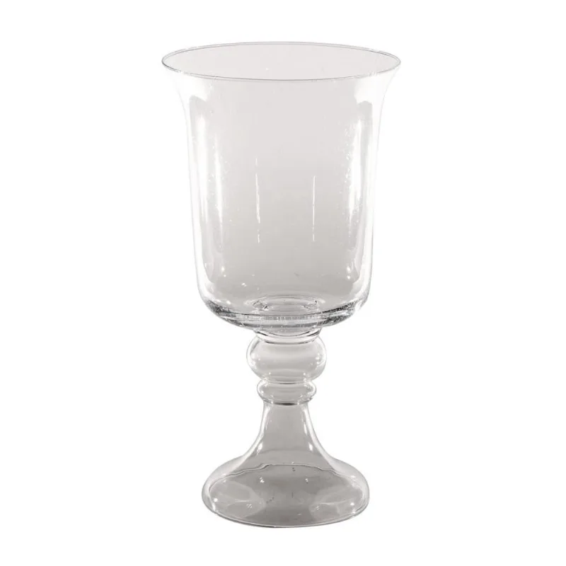 Vaso Bianco e Nero com pe 46X23CM