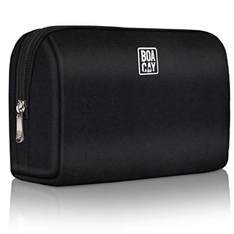 Boacay Cosméticos e Bolsa de Maquiagem, Bolsa de Maquiagem com zíper para Mulheres e Meninas, Organizador de Viagem Bonito Adequado para Bolsa, Bolsa Versátil com Vários Compartimentos para Maquiagem,