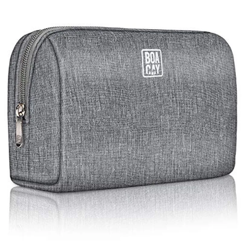 Boacay Cosméticos e Bolsa de Maquiagem, Bolsa de Maquiagem com zíper para Mulheres e Meninas, Organizador de Viagem Bonito Adequado para Bolsa, Bolsa Versátil com Vários Compartimentos para Maquiagem,