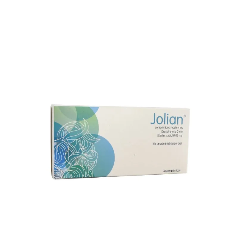 Jolian 3 Mg / 0.02 Mg Caja con 28 Comprimidos