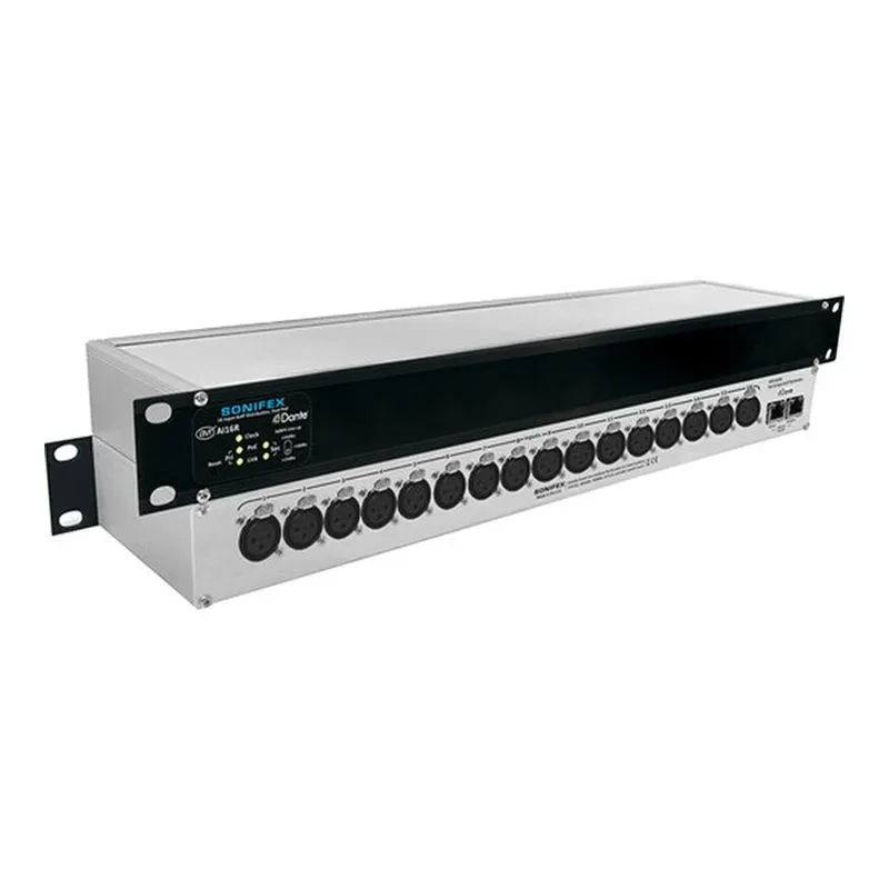 Conversor de Rede para Entradas Analógicas Sonifex - AVN-AI16RCMV AVN-AI16RCMV