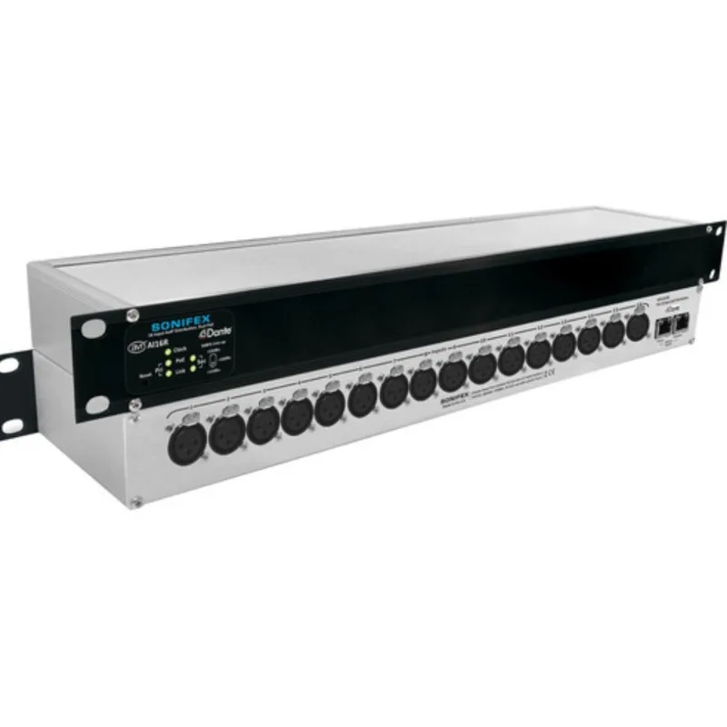 Interface de Saída Analógica Dante AoIP 16 Canais Sonifex AVN-AO16RCMV AVN-AO16RCMV