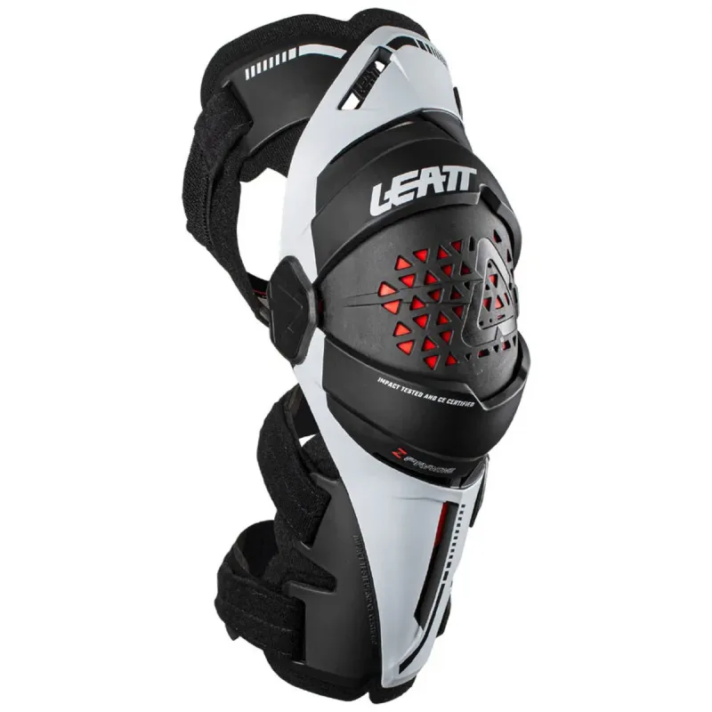 Joelheira Leatt Z-Frame Branco/Preto