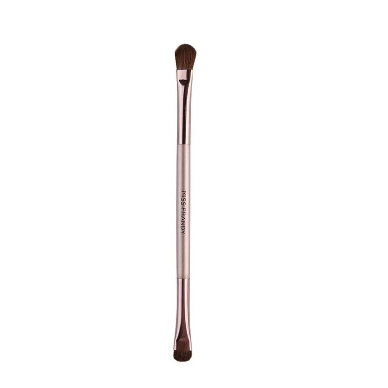 Pincel Duplo Chato Arredondado Champagne 60213 | Miss Frandy | Precisão E Versatilidade