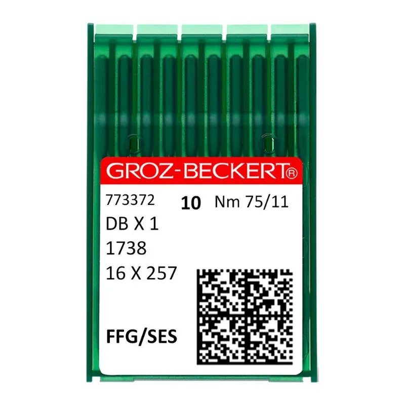 Agulha Para Máquina De Costura Reta Db X 1 1738 Ffg 75/11