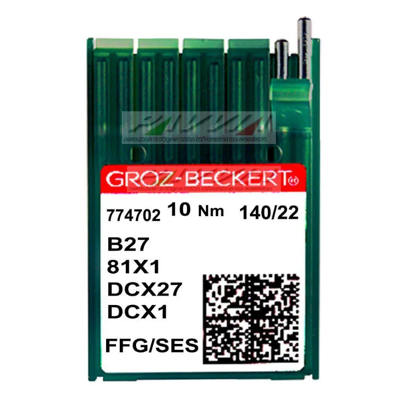 Agulha Para Máquina De Costura Overloque B 27 Dc X 27 Ffg Po