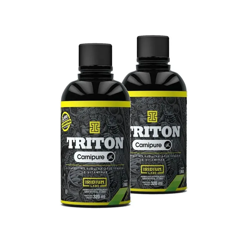2x L-Carnitina Carnipure Triton - 320ml Iridium Labs