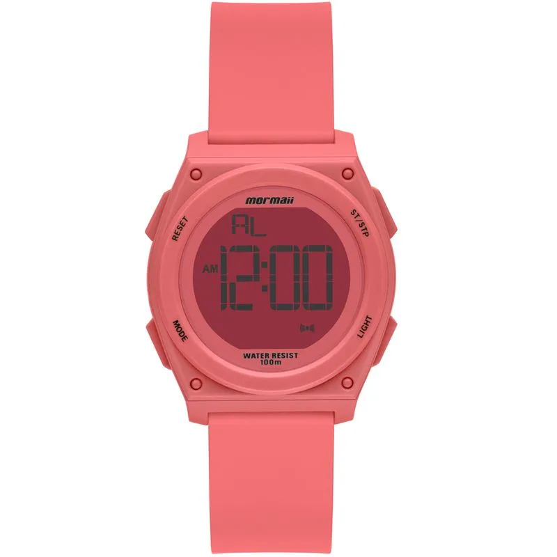 Relógio Infantil Feminino Digital Mormaii MO9450AA8T Rosa