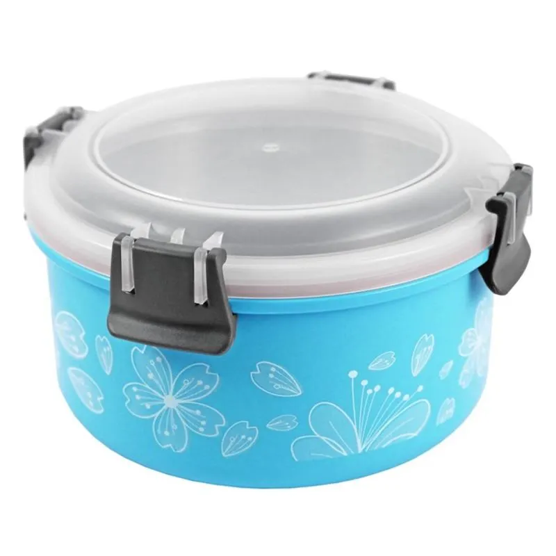 Pote Marmita Parte Interna Em Inox Azul Jacki Design