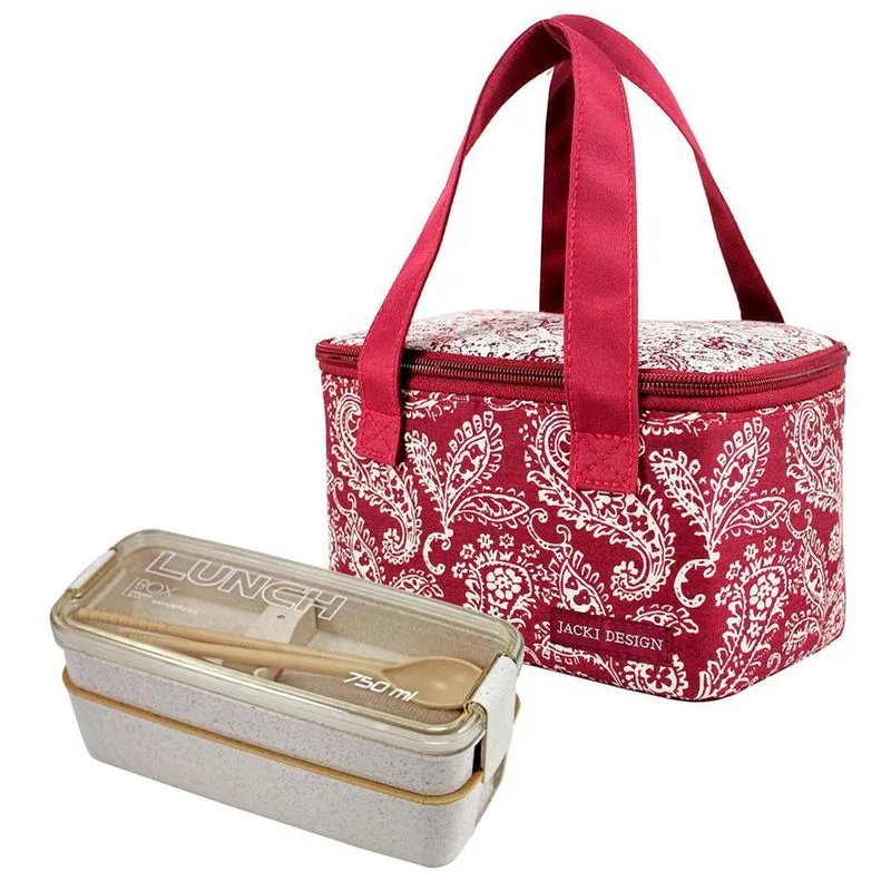 Bolsa Térmica Pequena Mistica Com Marmita Dupla Jacki Design