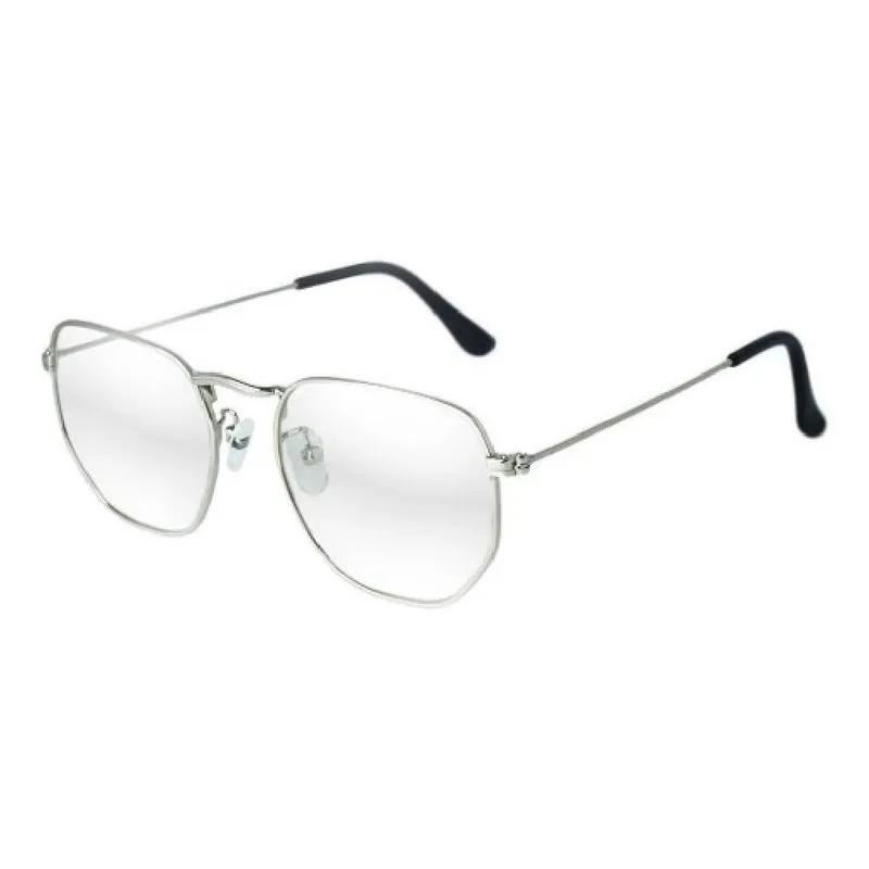 Óculos Hexagonal Para Grau Feminino Masculino Vintage Retro