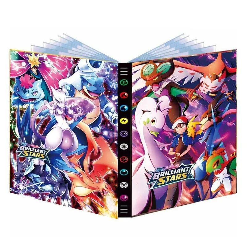 Pasta Album Para Guardar Cartas Pokemon Para Até 540 Cards