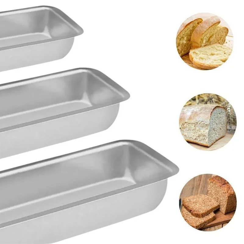 Conjunto Para Pães Conjunto De Formas Em Alumínio 03 Peças