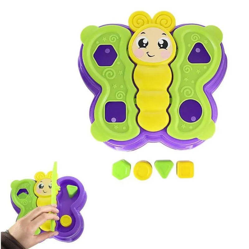 Brinquedo Didático Infantil Abelhinha Colorida Asa Abre E Fecha Educativo JP Brink