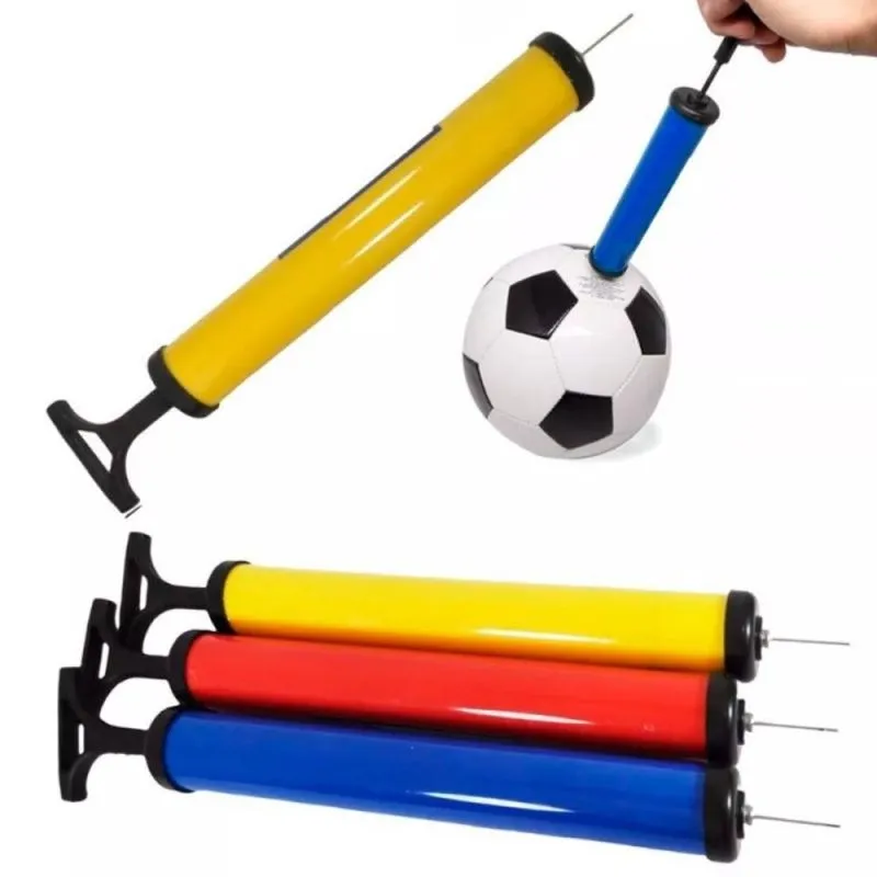 Bomba De Ar Portátil 19cm Para Encher Bolas Com Bico Agulha