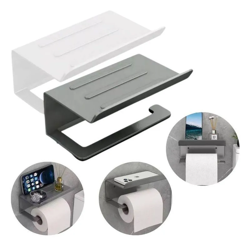 Suporte De Banheiro Para Papel Higiênico Aço Inox Premium Alta Resistência Inox Top Rio Comercial