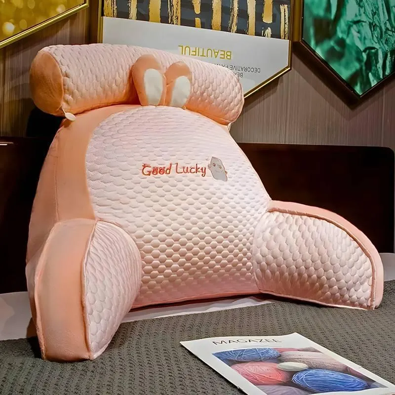 Travesseiro Multiuso Rosa Almofada De Descanso Com Apoio