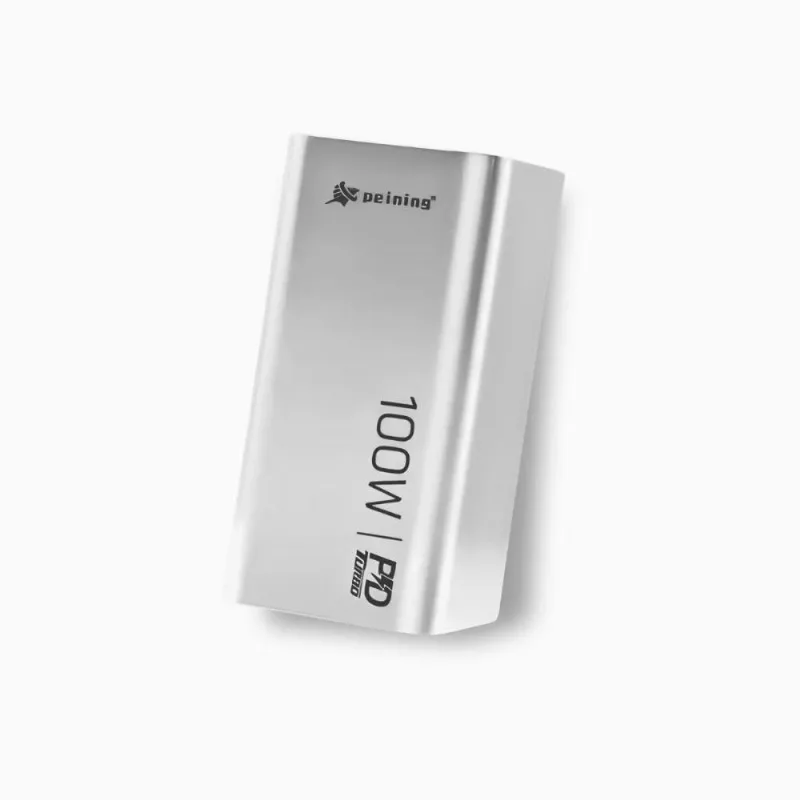 Carregador Power Bank Branco 20000mah Carga Rápida Lcd Led