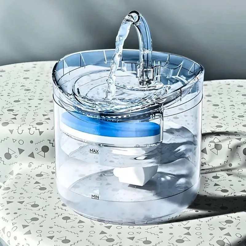 Bebedouro Fonte De Agua Com Filtro Para Pet Recarregável