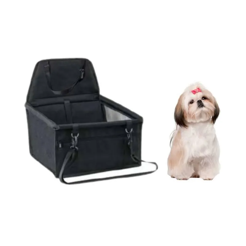 Cadeirinha Assento Preto Para Carro Cães E Gatos Até 15kg