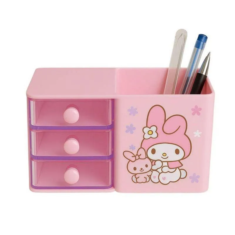 Porta Lápis E Canetas Sanrio Organizador Escritório Estudos