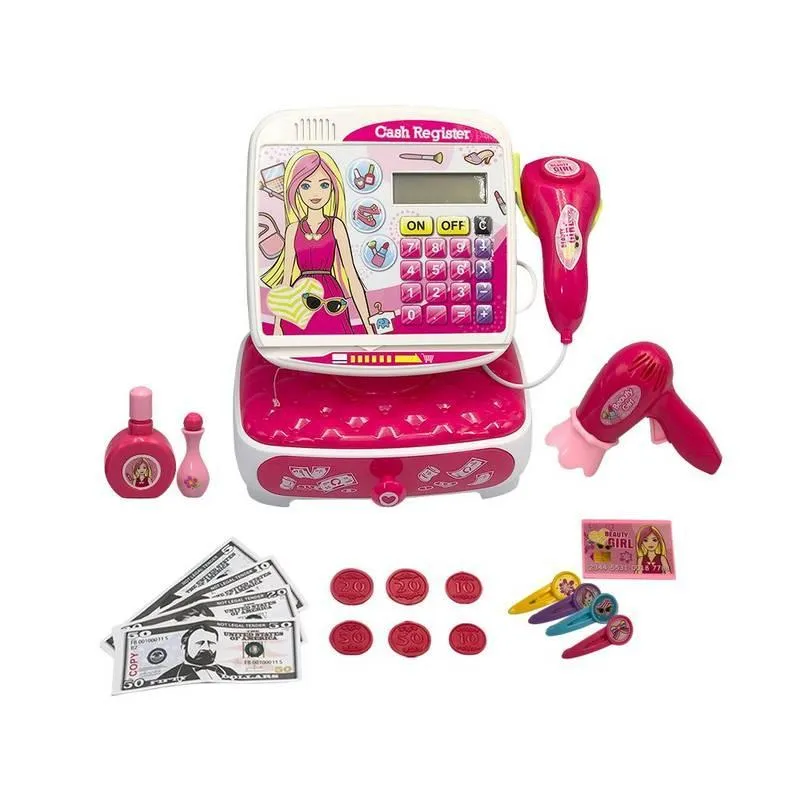 Mini Caixa Registradora Brinquedo Infantil Com Visor Digital
