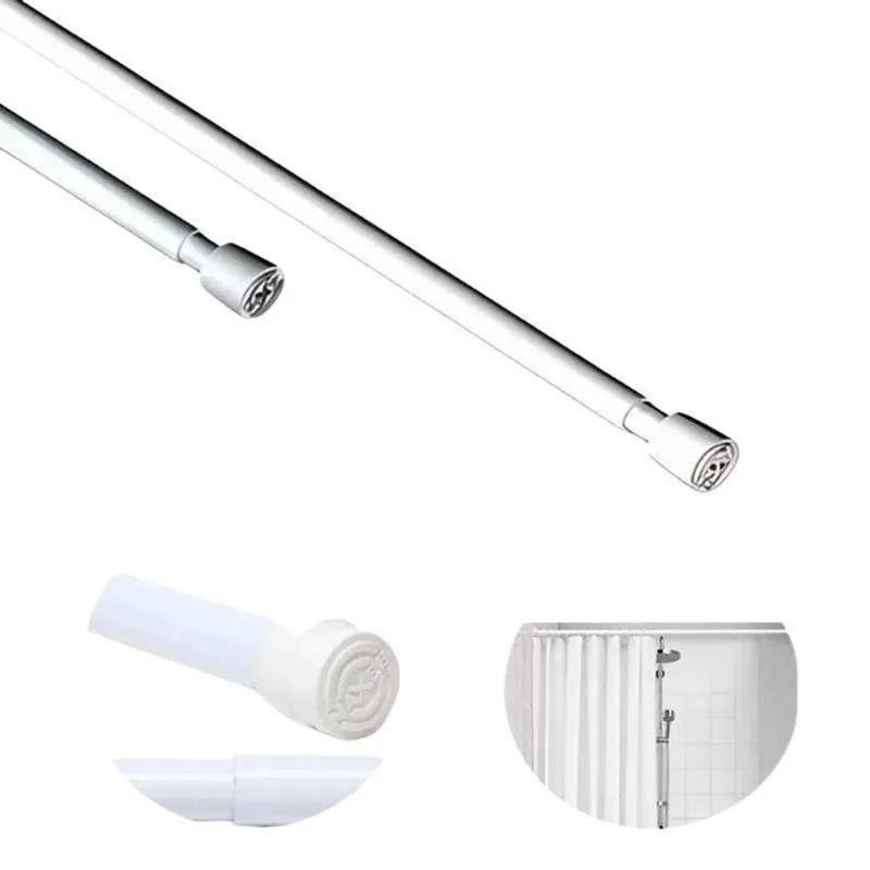 Tubo Extensível Ajustável Até 140cm Cortina Box De Banheiro