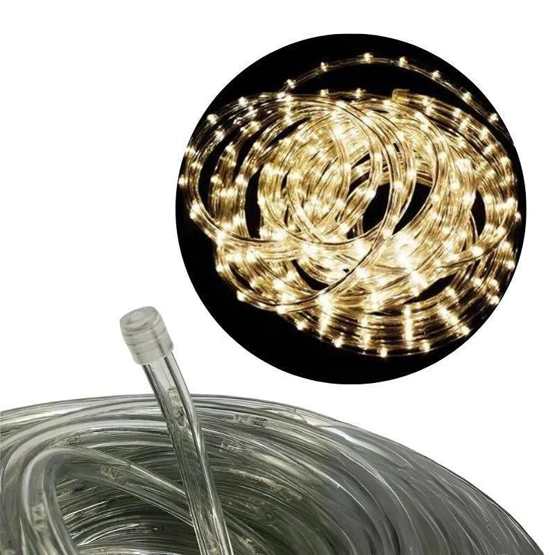Mangueira Led Pisca Pisca 127v 8 Funções À Prova D'Água 10m