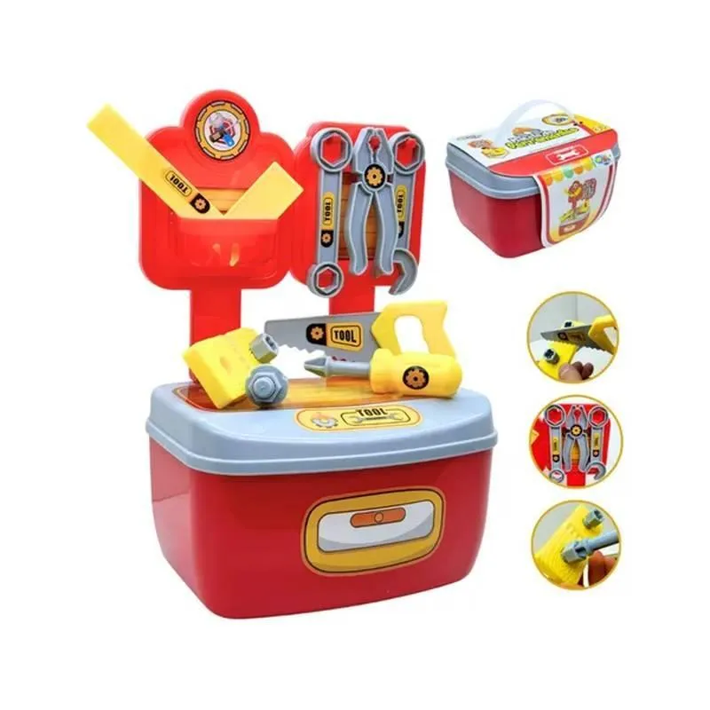Mini Maleta De Ferramentas Com 16 Peças Brinquedo Infantil