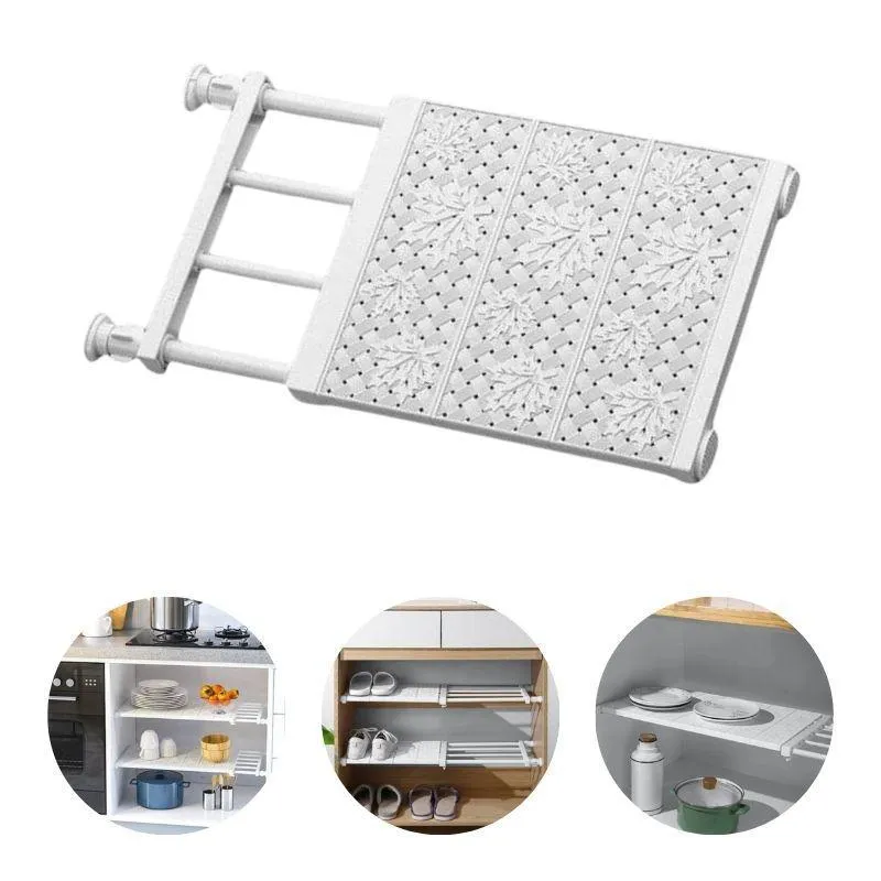 Prateleira Branca Extensível Até 80cm Fácil De Instalar