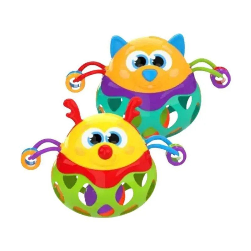 Chocalho Infantil Chocalho Colorido Brinquedo Interativo Com Som Suave Colorido Jp Brink