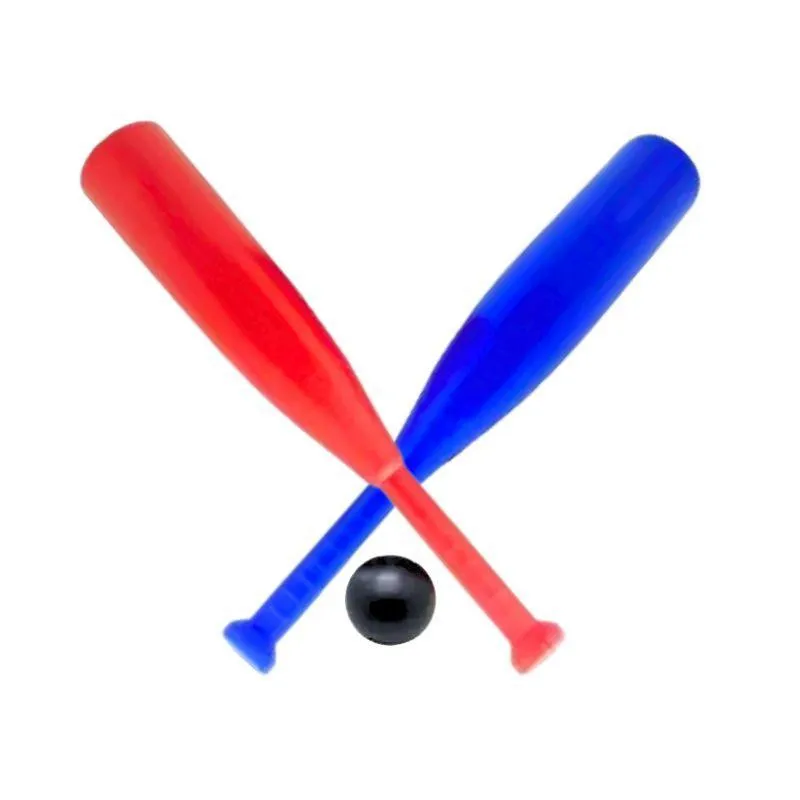 Jogo Beisebol 2 Tacos E 1 Bola Brinquedo Infantil Divertido