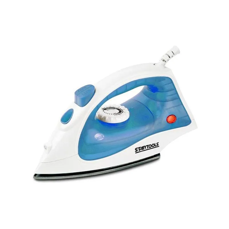 Ferro de Passar a Vapor Startools 1500W com Base Antiaderente Azul 220V