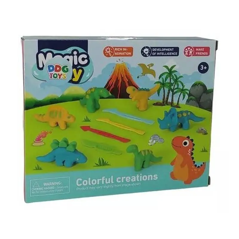 Kit Massinha De Modelar Infantil Com Molde E Acessórios