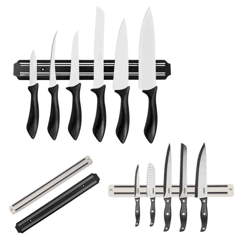 Kit 03 Barra Magnética Imã Suporte Facas Para Cozinha 33cm