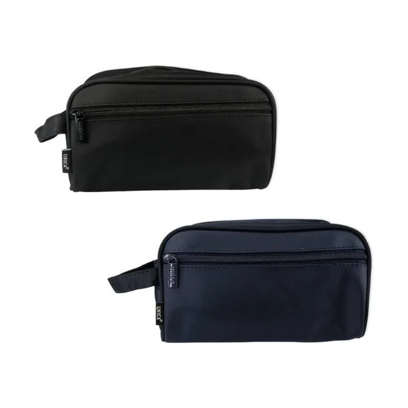 Kit 10 Necessaire Com 02 Compartimentos Nylon 23cm X 13cm