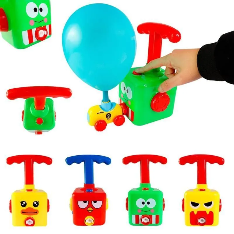 Lançador De Carrinhos Lançamento Com Balão De Ar 2 Carrinhos